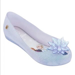 Mel Mini Melissa Disney Frozen Ballet Flat NWOT